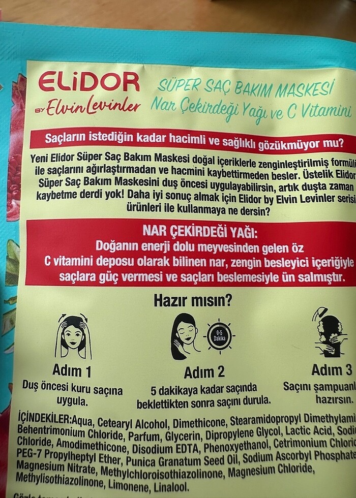 Elidor ve Urban Care Maske Seti - Görsel 4