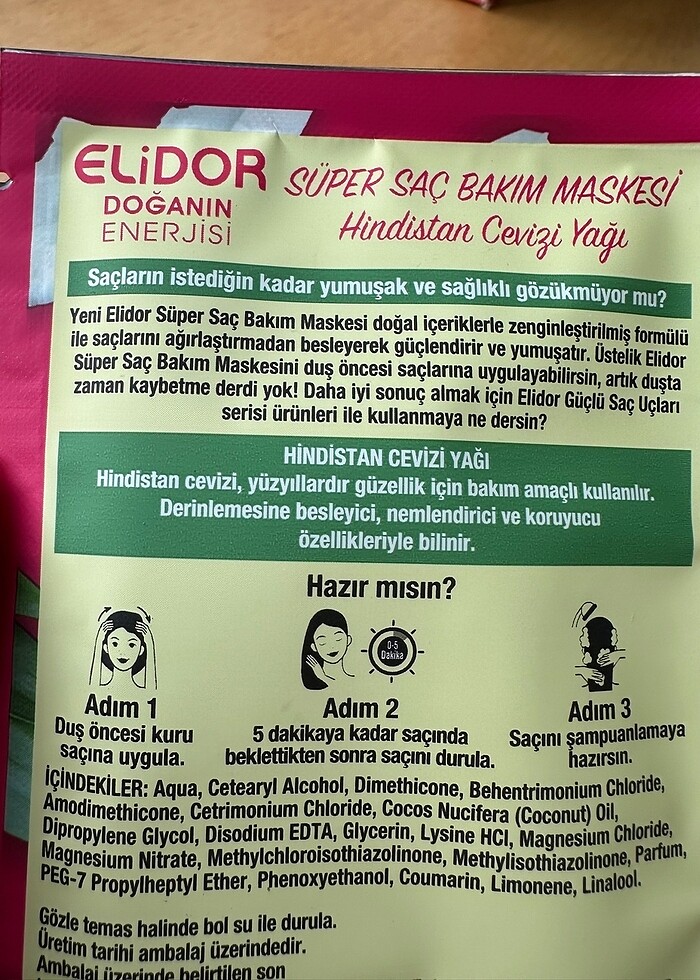 Elidor ve Urban Care Maske Seti - Görsel 5