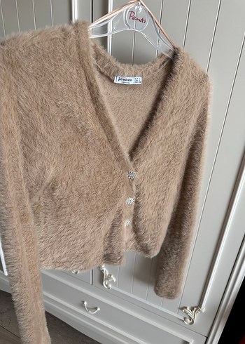 l Beden ten rengi Renk Stradivarius Crop Hırka