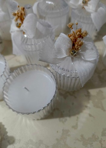 Boncuklu Beyaz Vintage Düğün Aksesuarları - Görsel 10