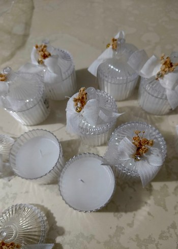 Boncuklu Beyaz Vintage Düğün Aksesuarları - Görsel 9