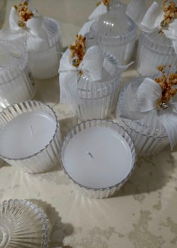 Boncuklu Beyaz Vintage Düğün Aksesuarları - Görsel 8