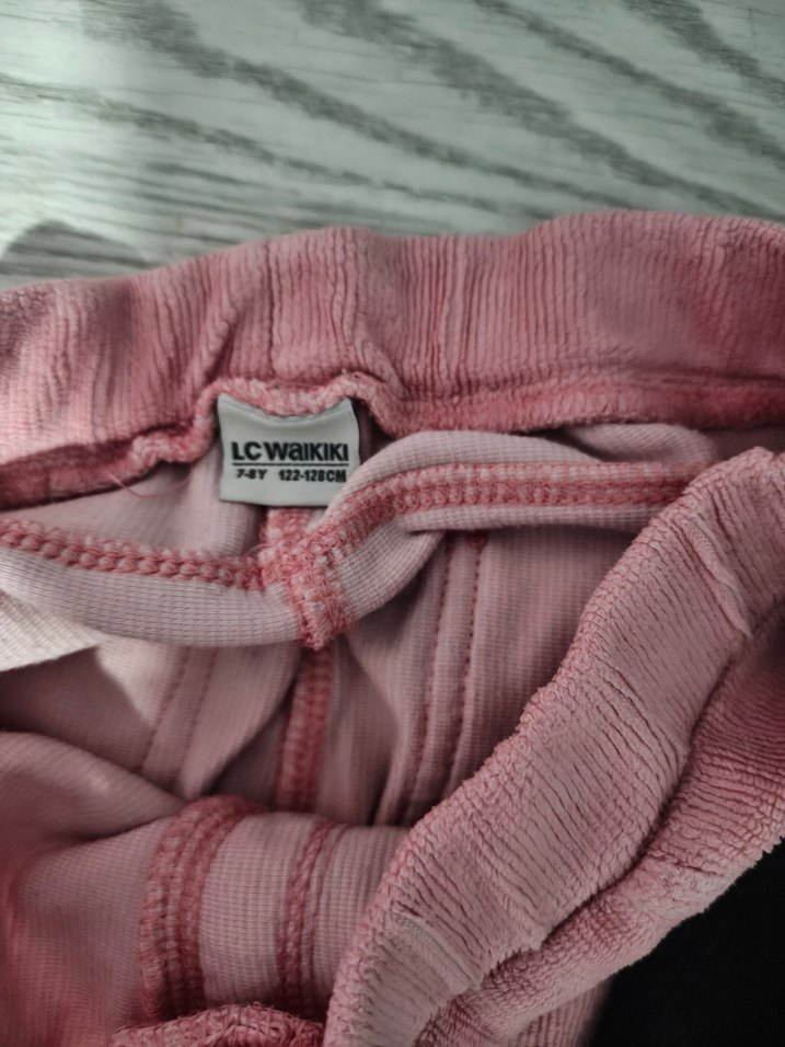 Kız Çocuk Elastik Kumaş pantolon - Görsel 3