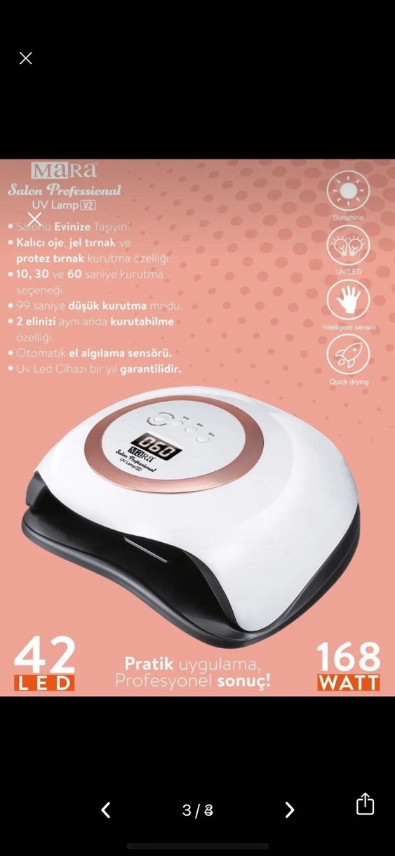 Mara uv oje kurutucu&jel tırnak yapımı - Görsel 3