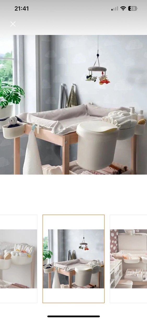 Beyaz Bebek Alt Değiştirme seti - Görsel 2