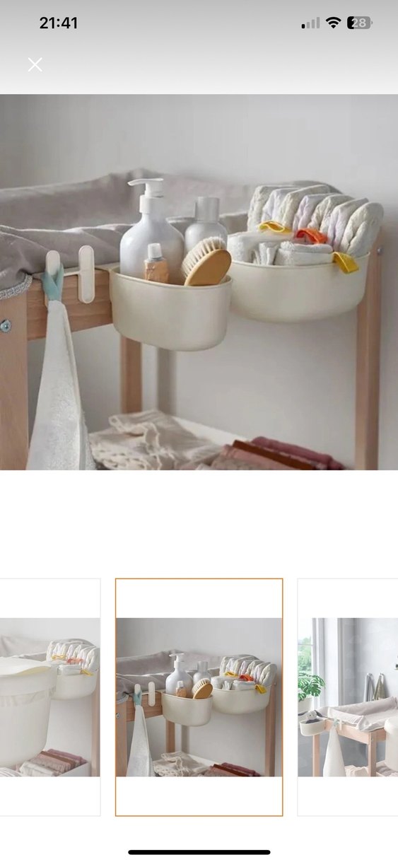 Beyaz Bebek Alt Değiştirme seti - Görsel 3