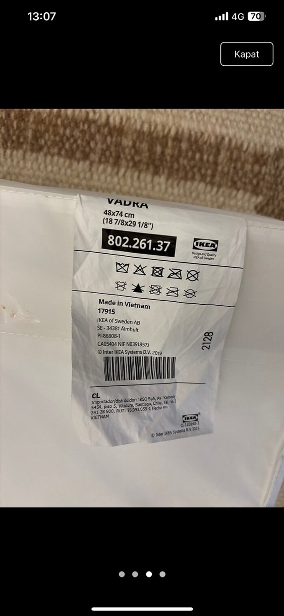 Ikea Alt değiştirme matı - Görsel 3
