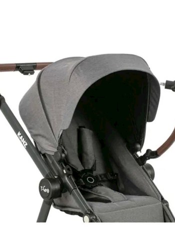 Gri Bebek Arabası ve Taşıma Koltuğu - Görsel 3