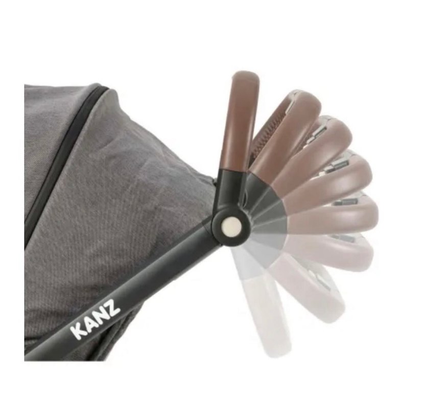 Gri Bebek Arabası ve Taşıma Koltuğu - Görsel 4