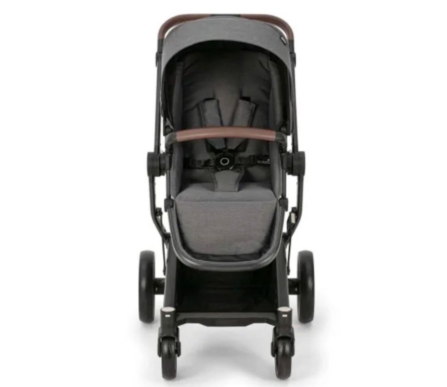Gri Bebek Arabası ve Taşıma Koltuğu - Görsel 2