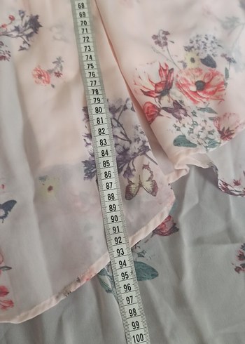 Kız Çocuk Pembe Bohem Desenli Kolsuz Elbise - Görsel 5