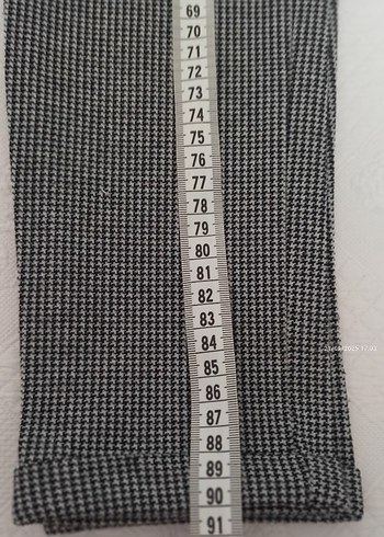 LC Waikiki Düğmeli Gri Midi Kumaş Kadın Pantolon