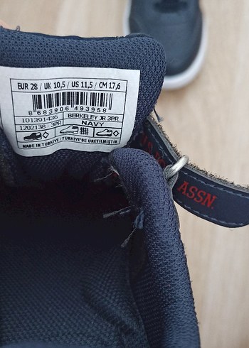28 Beden mavi Renk U.S. Polo Assn. Erkek Çocuk Mavi Spor Ayakkabı
