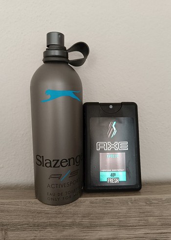 Slazenger active sport orjinal parfüm mavi yeşil gold - Görsel 2