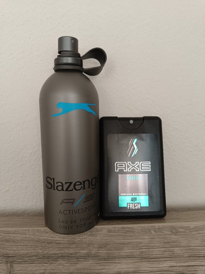 Slazenger active sport orjinal parfüm mavi yeşil gold - Görsel 2