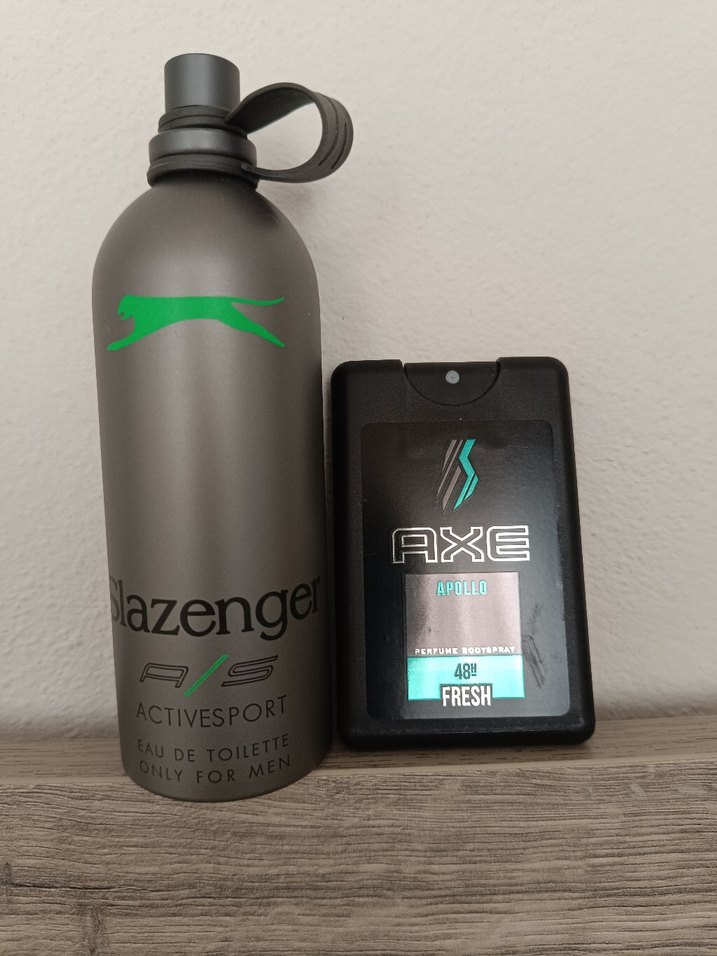 Slazenger active sport orjinal parfüm mavi yeşil gold - Görsel 4