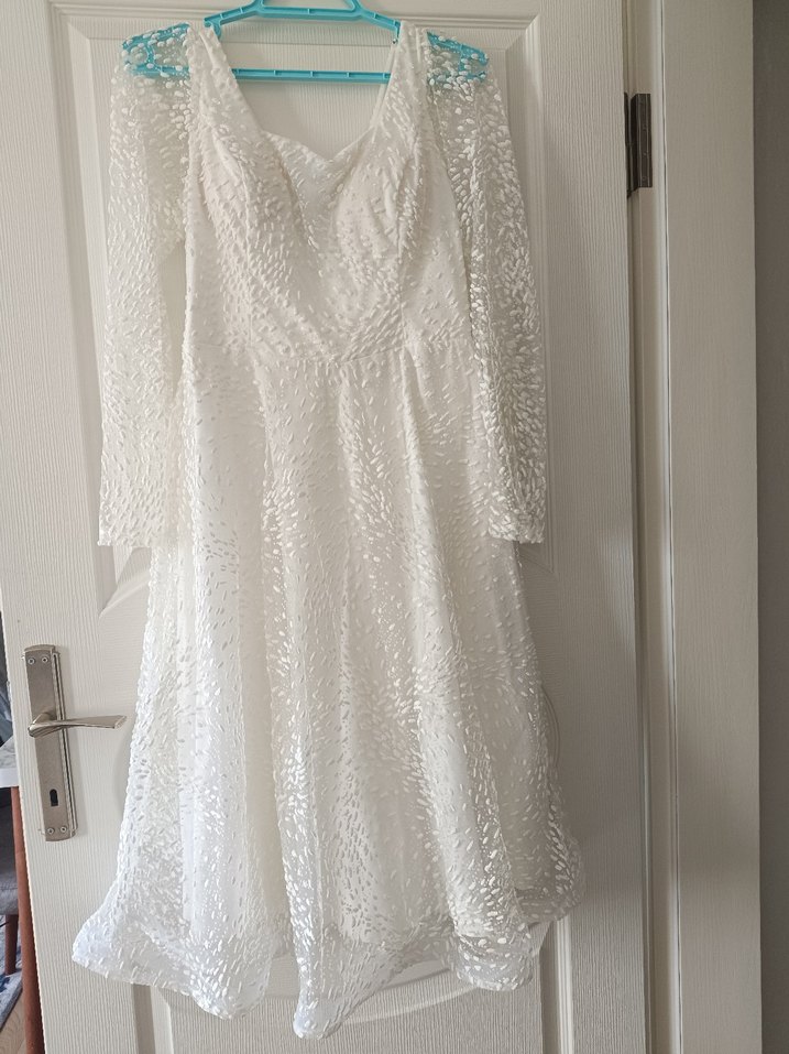 simli nikah elbisesi - Görsel 3