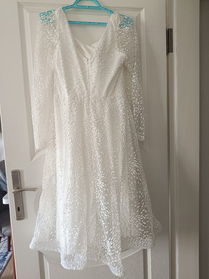 simli nikah elbisesi - Görsel 2