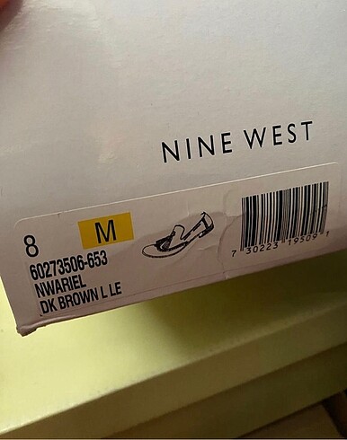 38 Beden kahverengi Renk Nine West Oxford/Loafer