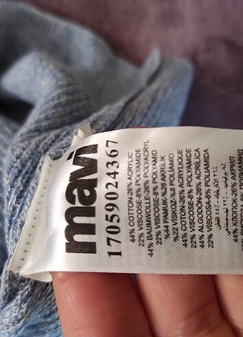 s Beden mavi Renk Mavi jeans kazak