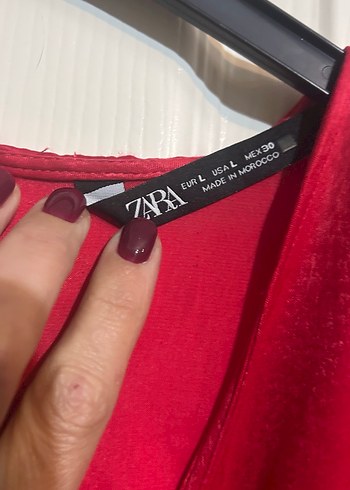 Kadın Kırmızı Parlak Uzun Kollu şort tulum - Görsel 3