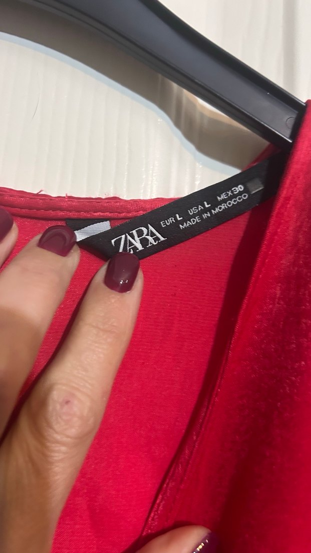 Kadın Kırmızı Parlak Uzun Kollu şort tulum - Görsel 3