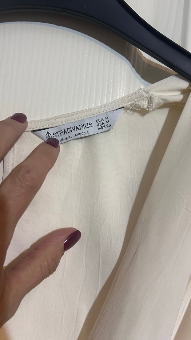 Bej Midi saten şort tulum - Görsel 3