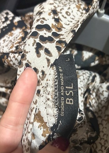 Yılan Desenli Uzun Kollu Bohem Blluz ve etek - Görsel 3