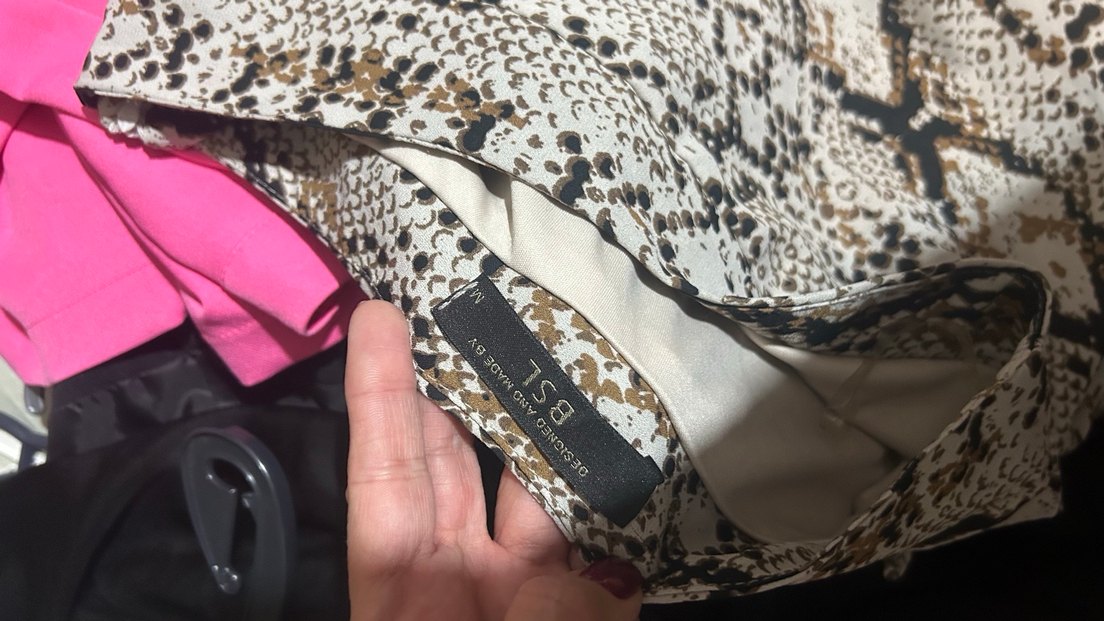 Yılan Desenli Uzun Kollu Bohem Blluz ve etek - Görsel 4