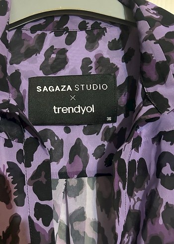 Mor Bağlamalı Mini Bluz - Görsel 2