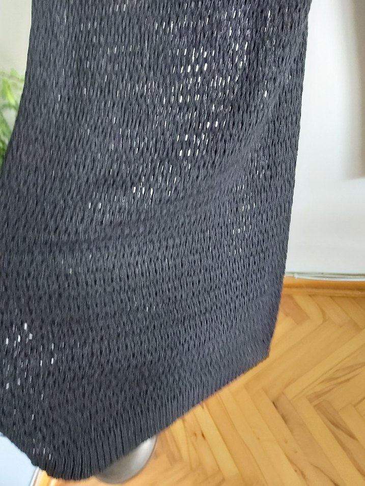 Kadın Siyah Örgü Pantolon - Görsel 4