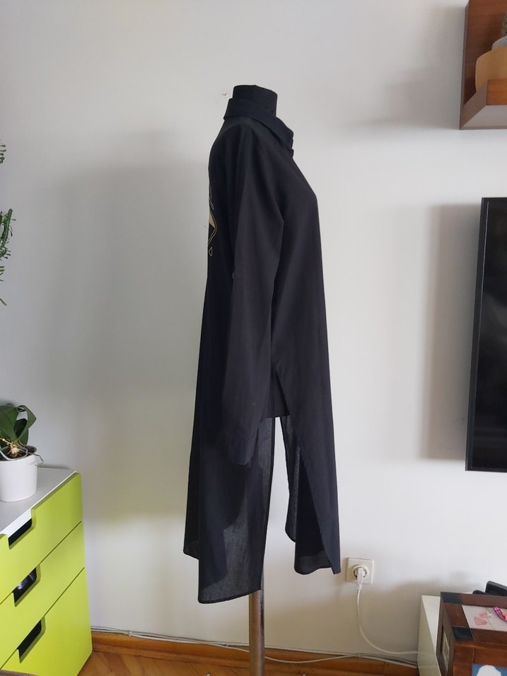 Siyah Uzun Kollu Plajkıyafeti - Görsel 4