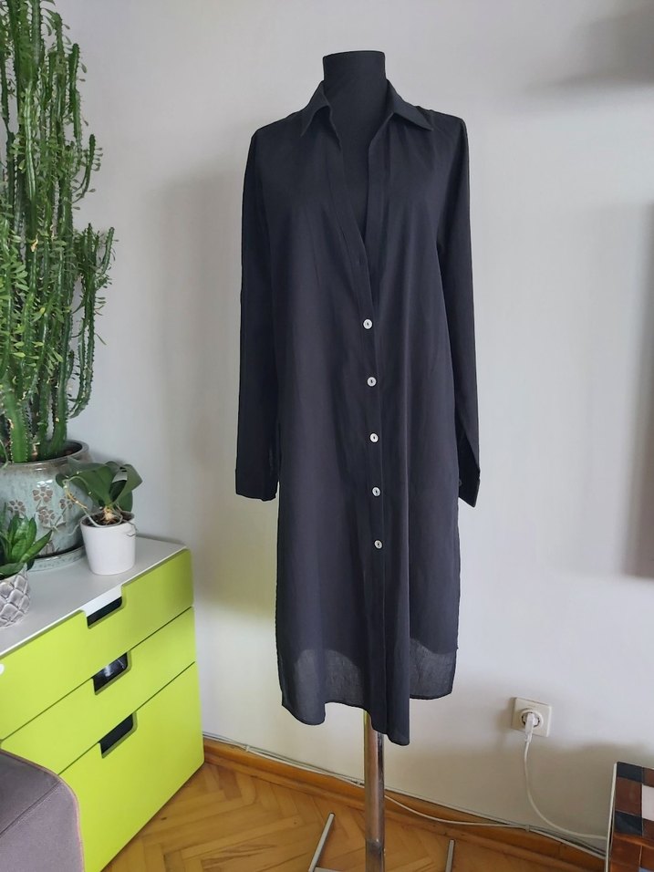 Siyah Uzun Kollu Plajkıyafeti - Görsel 2