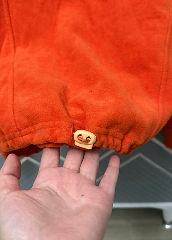 Kırmızı Yarım Fermuarlı Erkek Polar Sweatshirt - Görsel 6