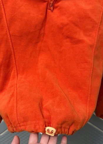 Kırmızı Yarım Fermuarlı Erkek Polar Sweatshirt - Görsel 3