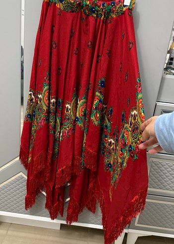 Renkli Bohem Kadın etek - Görsel 5