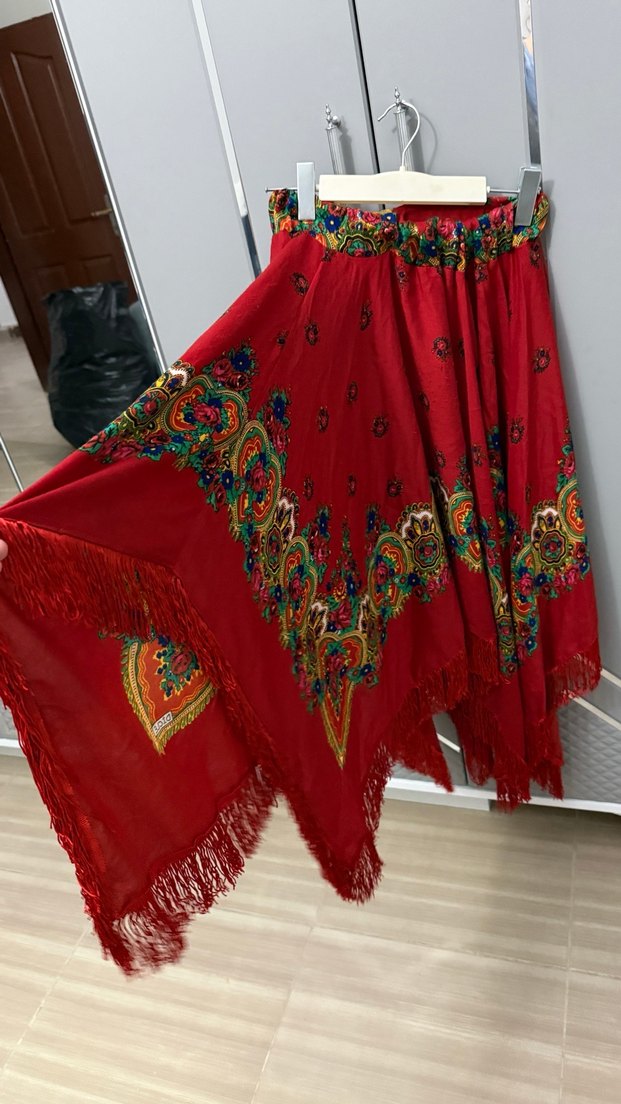 Renkli Bohem Kadın etek - Görsel 3