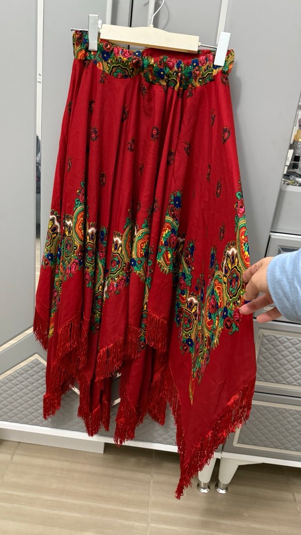 Renkli Bohem Kadın etek - Görsel 5