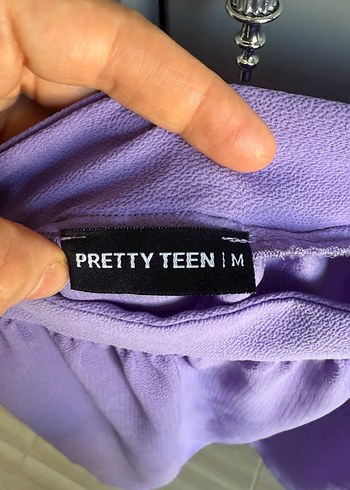 Kadın Mor Askılı Midi Bluz - Görsel 8