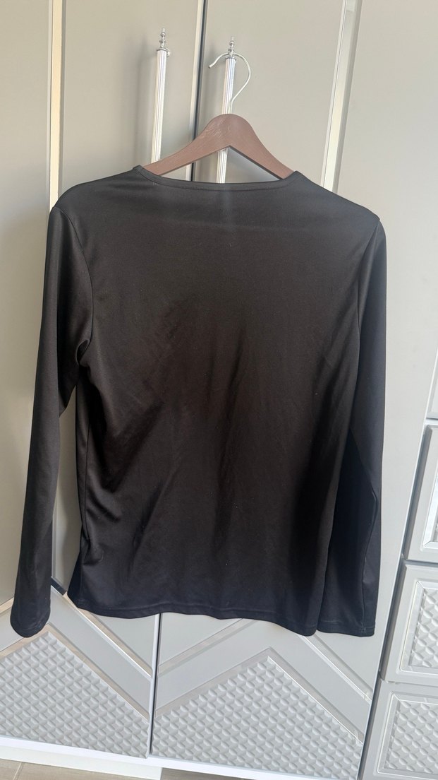 Lescon Siyah V Yaka Erkek Spor Tişörtü - Görsel 3