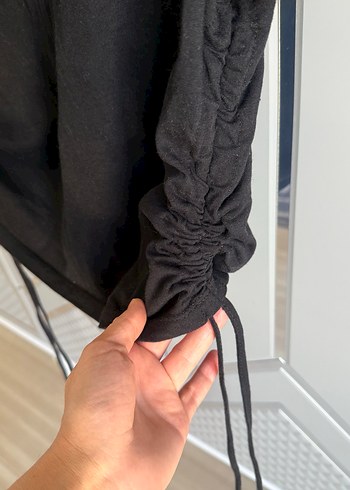 Siyah Baskılı Hamile Tişörtü XSIDE - Görsel 4