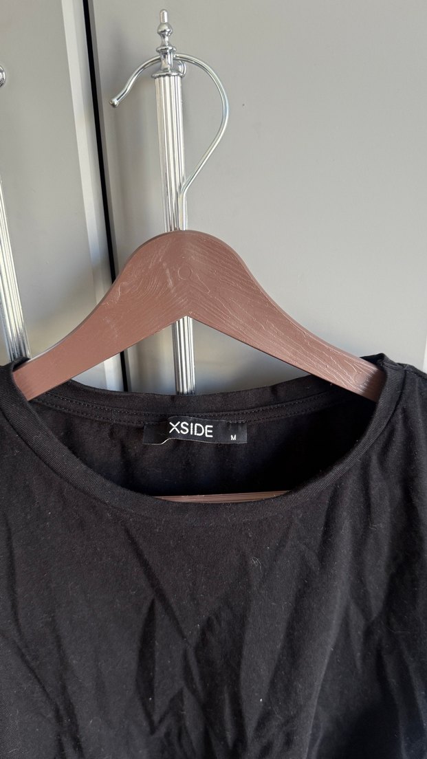 Siyah Baskılı Hamile Tişörtü XSIDE - Görsel 3