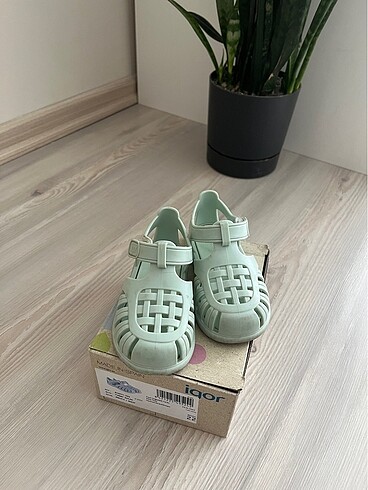 İgor sandalet kafes model/mint yeşili