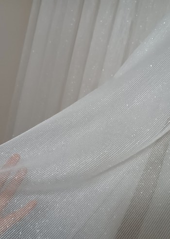 simli sakallı Tül Perde - Görsel 5