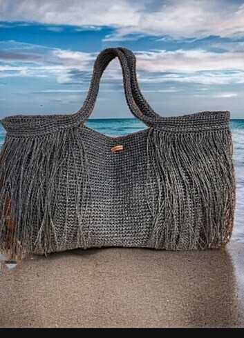 Plaj çantası hasır çanta 