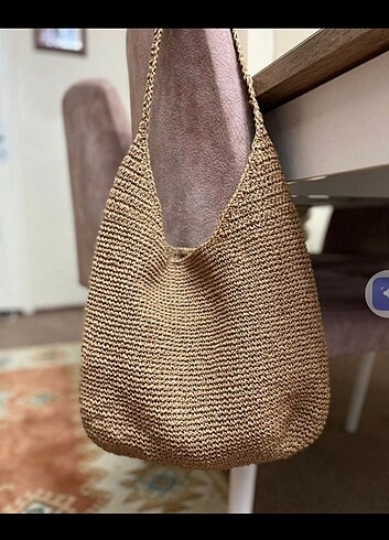 Zara Plaj çantası hasır çanta