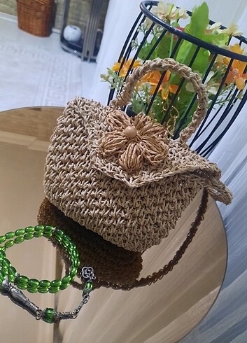 Zara Mini hasır çanta 