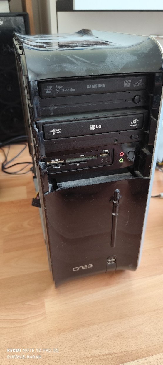 Gri Crea Masaüstü Bilgisayar Arızalı - Görsel 2