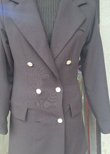 Zara Sikligin Ve Gucun Simgesi Siyah Cift Sira Dugmeli Blazer Ceket