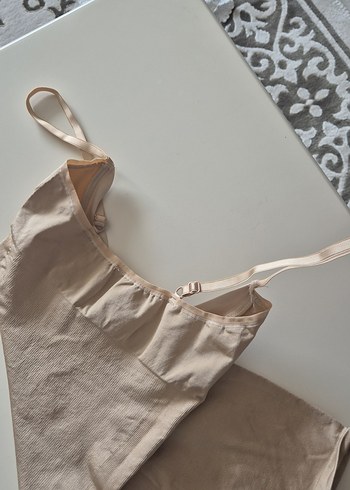 Bej uzun Korse atley penti - Görsel 3